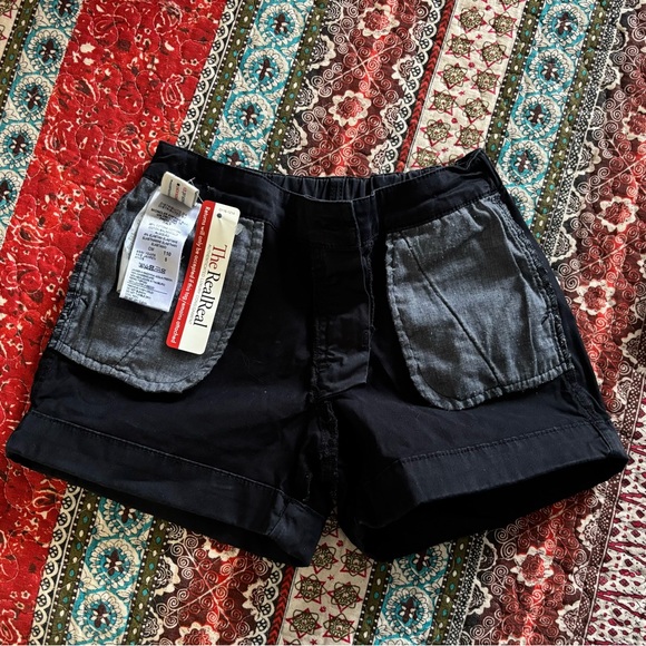 Moncler BERMUDA SHORTS Dark Navy Kids Size 5 Authentic New w The Real Real Bag - Picture 5 of 9